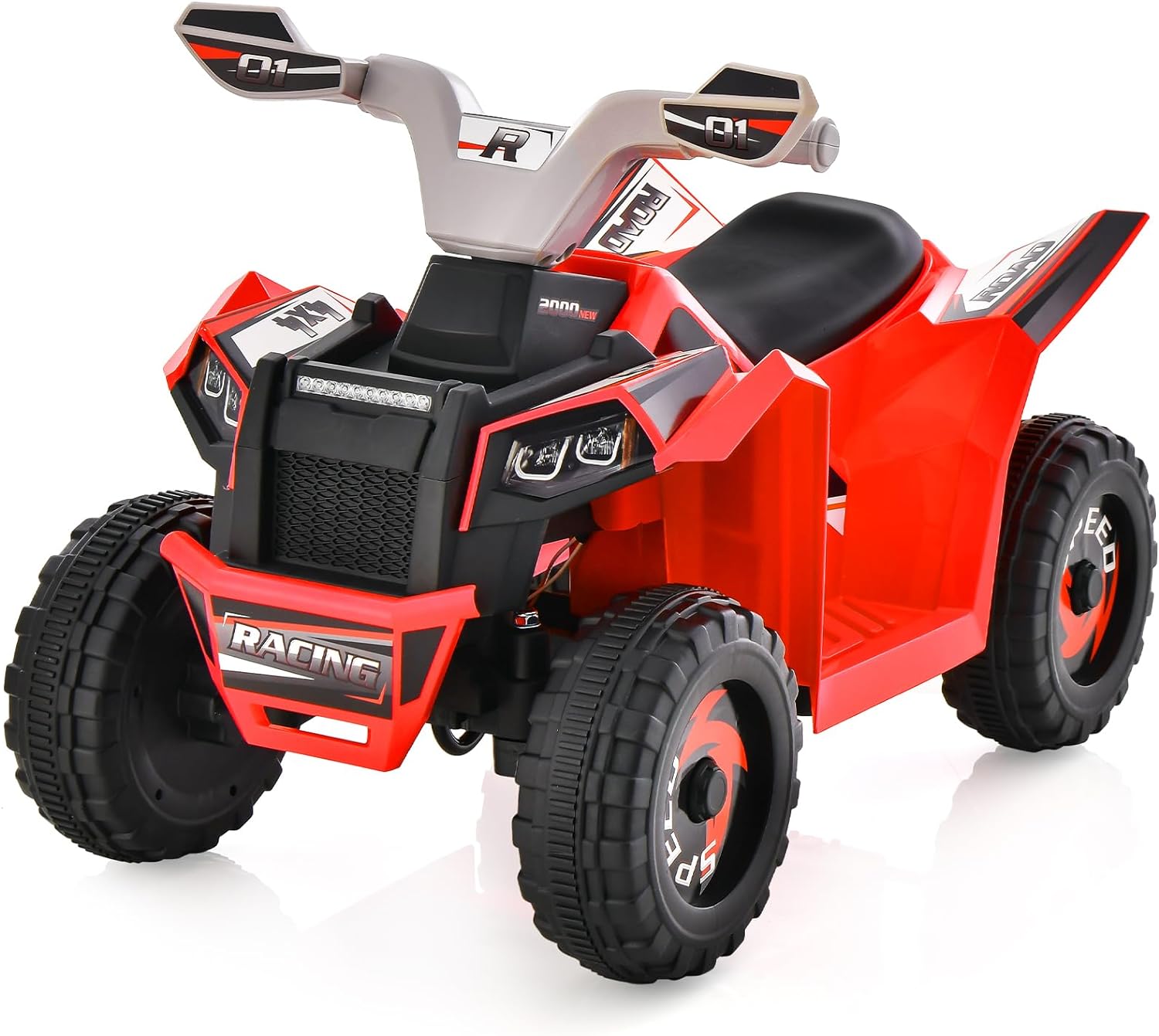 Kids Ride On Car, 6V Battery Powered Motorized Toy Car with Direction Control