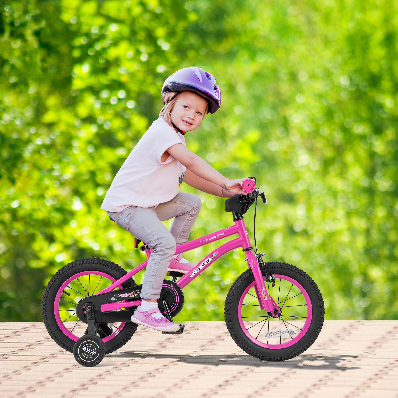 14 16 18 Inch Kid's Bike Bicycle Removable Training Wheels for 3-8 Years
