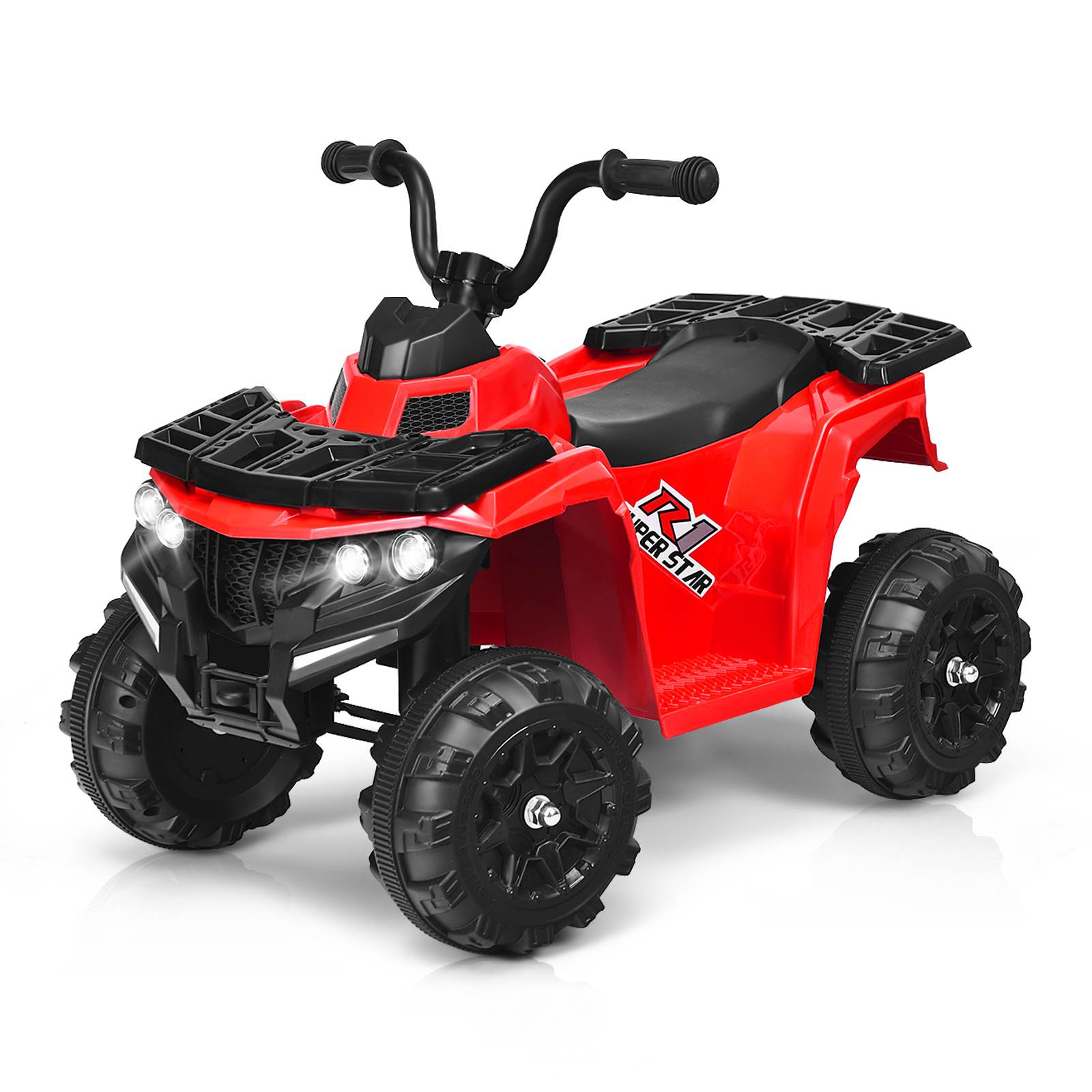 6V Kids Ride-On Car 4-Wheeler Vehicle Quad Car for 3-6 Years Old