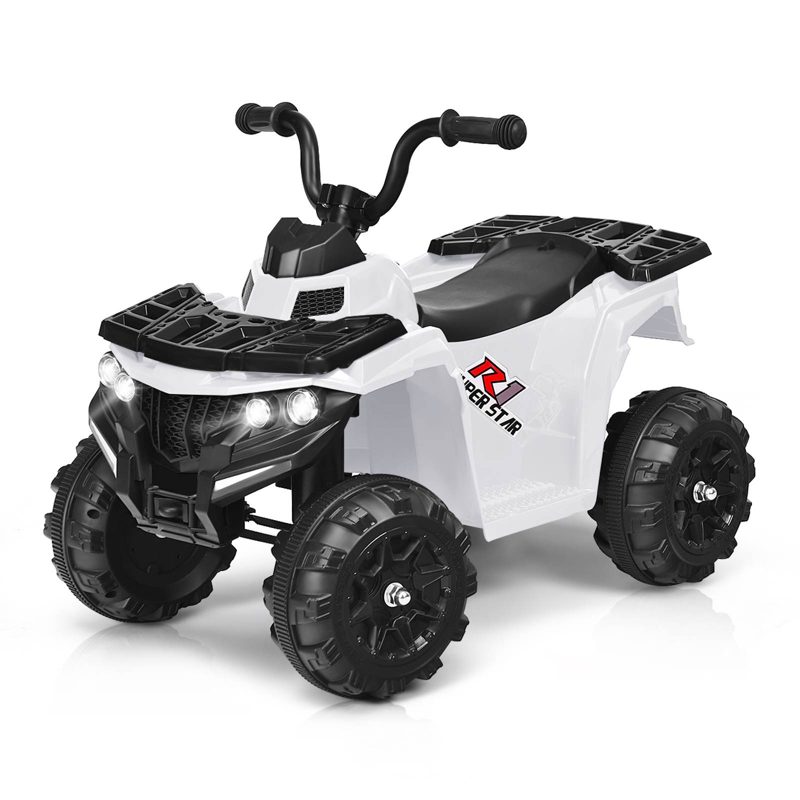 6V Kids Ride-On Car 4-Wheeler Vehicle Quad Car for 3-6 Years Old