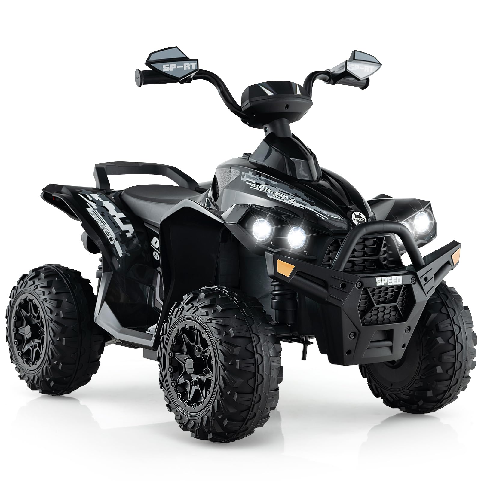 OLAKIDS Ride On ATV 12V Kids 4 Wheeler Battery Powered Toy Car for Toddlers