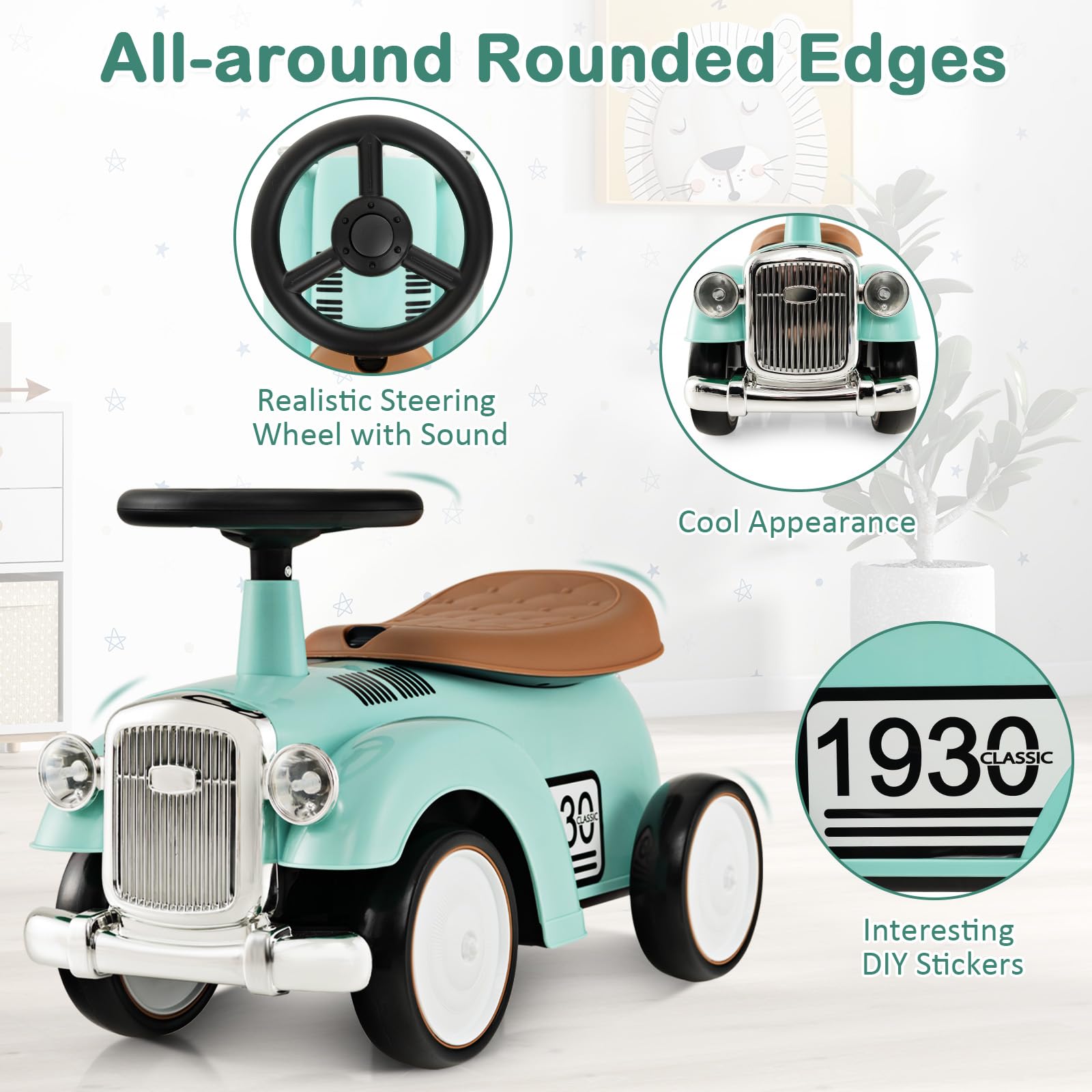 Retro Kids Ride-on Toy
