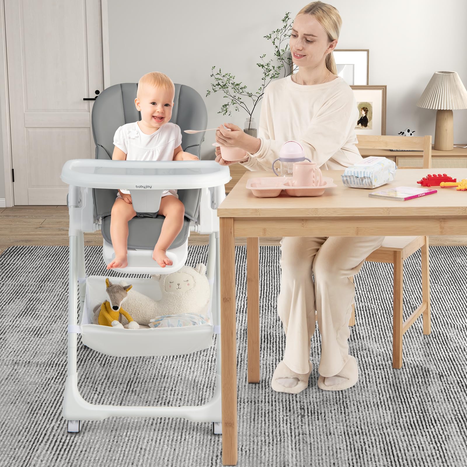 Baby High Chair Foldable Highchair