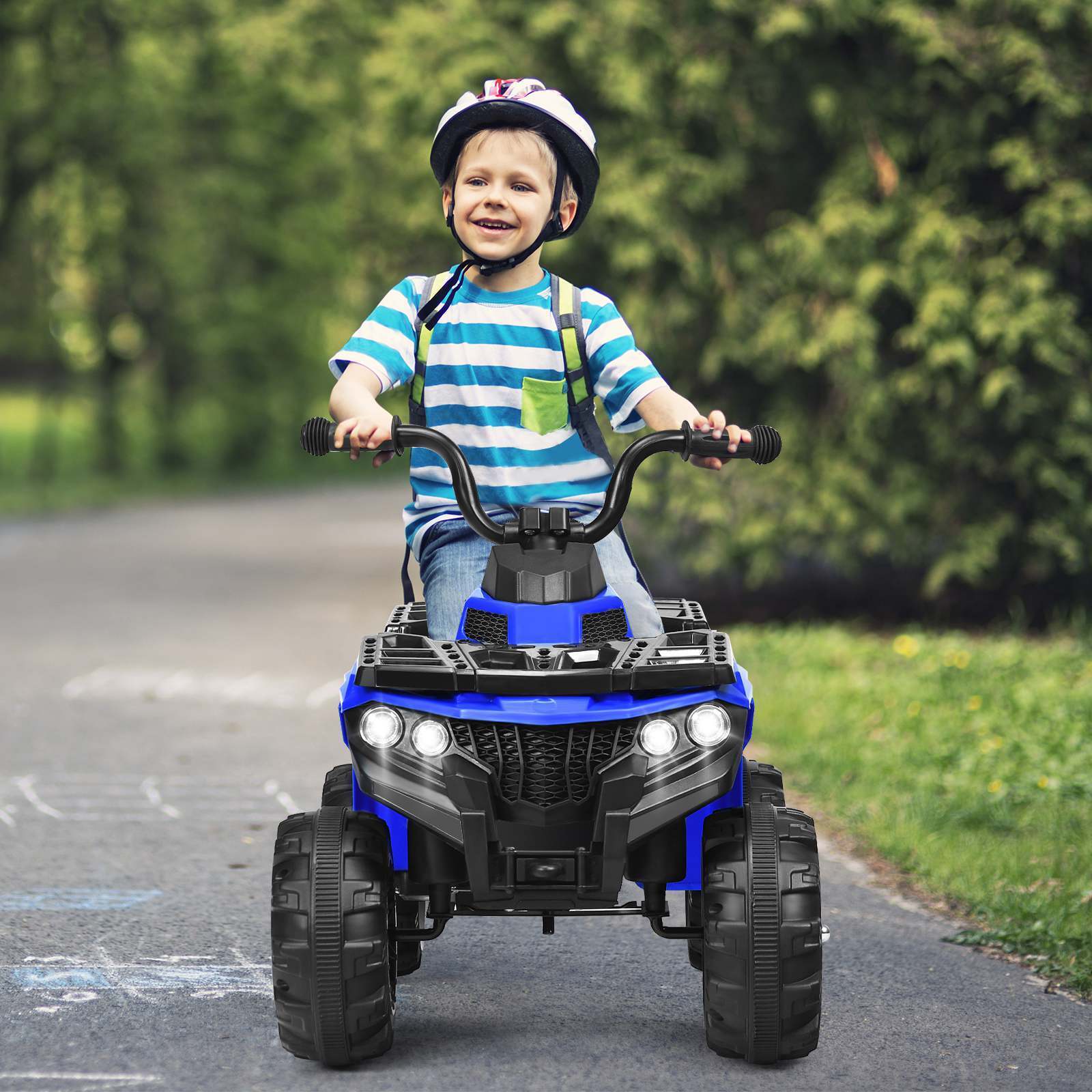 6V Kids Ride-On Car 4-Wheeler Vehicle Quad Car for 3-6 Years Old