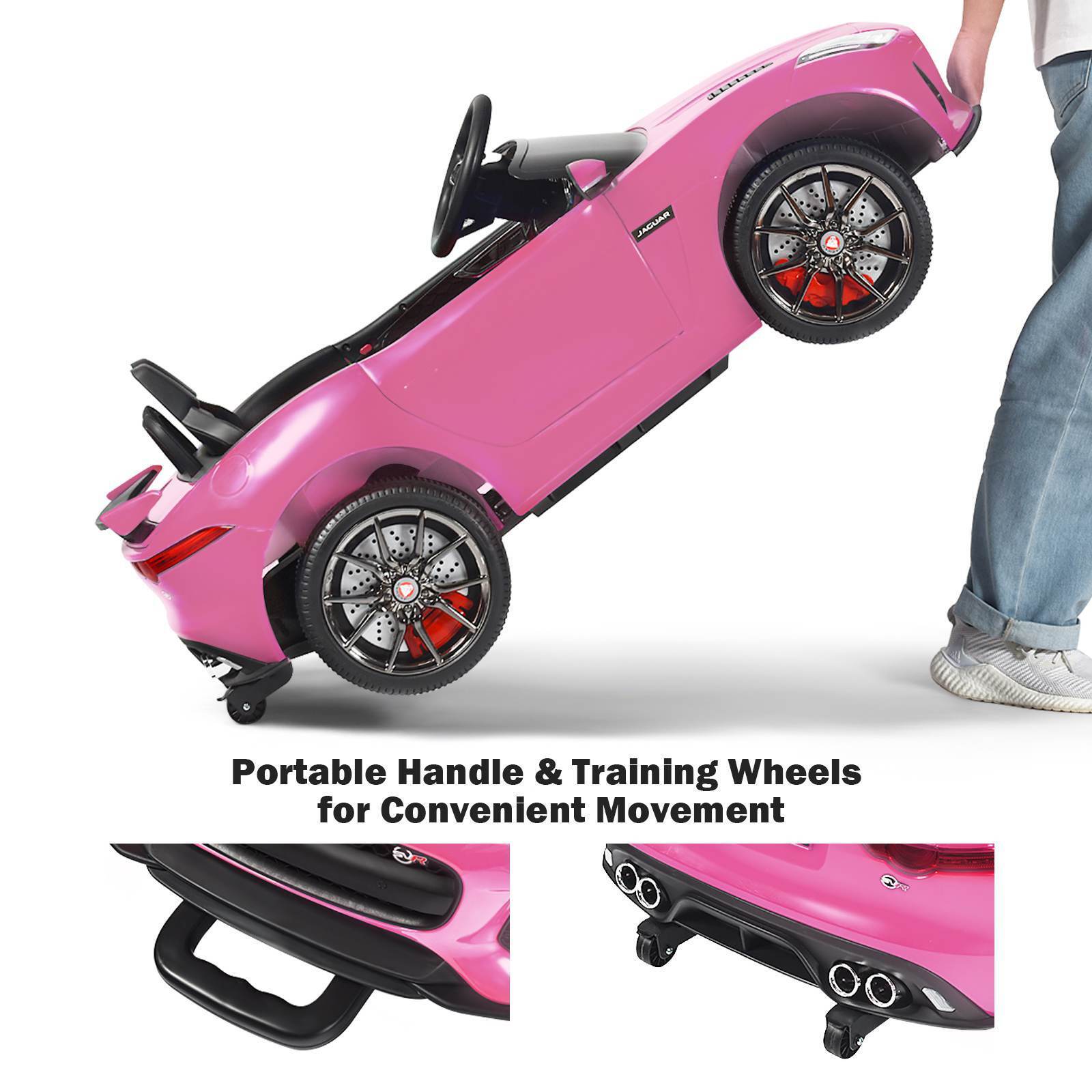 Ride On Car 12V Licensed Jaguar F-Type SVRBattery Powered Ride on Toy