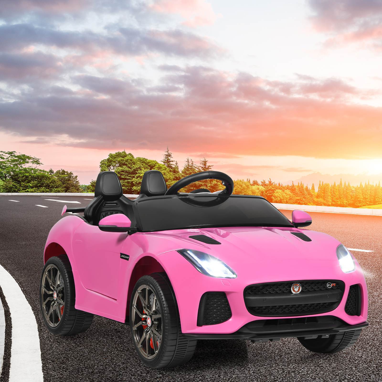 Ride On Car 12V Licensed Jaguar F-Type SVRBattery Powered Ride on Toy