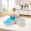 4-Piece Climb and Crawl Foam Block Play Set for Infant Baby