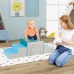 4-Piece Climb and Crawl Foam Block Play Set for Infant Baby