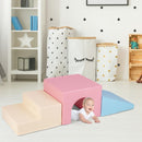 4-Piece Climb and Crawl Foam Block Play Set for Infant Baby