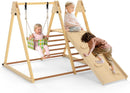 Climbing Toys for Toddlers, 4 in 1 Folding Wooden Kids Montessori Triangle Set