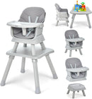 INFANS 8 in 1 Baby High Chair Convertible Highchair for Babies and Toddlers