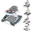 6 in 1 Baby Walker & Activity Center with Adjustable Height and Removable Music Tray