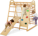 Indoor Jungle Gym, 8 in 1 Kids Montessori Indoor Playground Climbing Playset for Toddlers