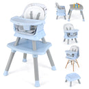 INFANS 8 in 1 Baby High Chair Convertible Highchair for Babies and Toddlers,