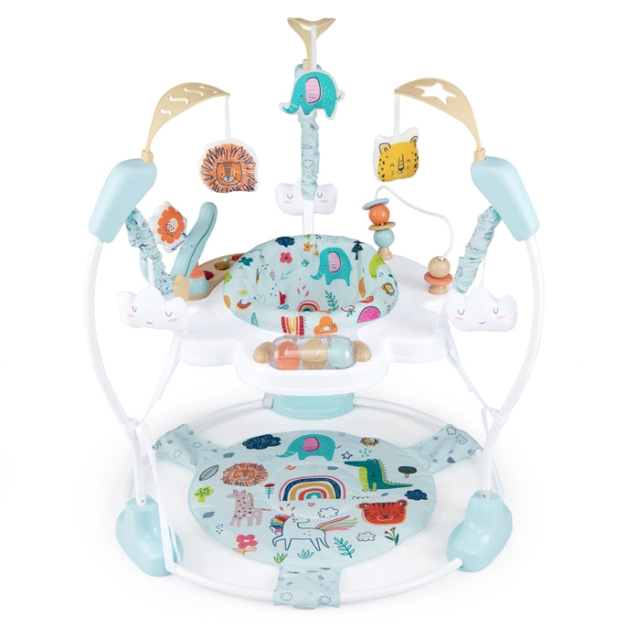 INFANS Baby Activity Center, 3 in 1 Play Center Jumpers with Music, Lights, Interactive Toys