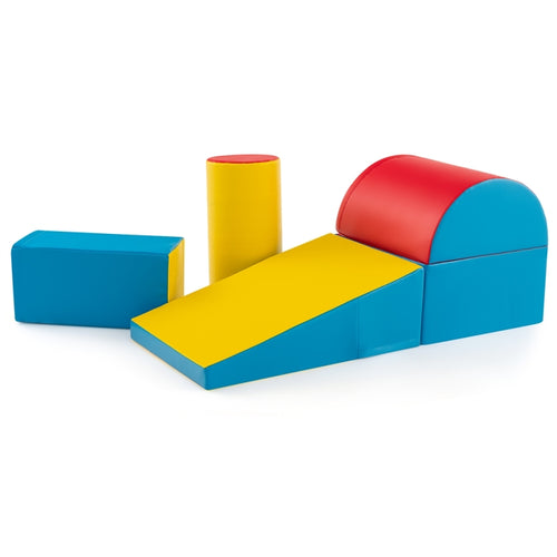 5-Piece Kids Climb & Crawl Activity Playset, Lightweight Soft Foam Block Activity Play Structures