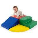 4-Pieces Climbing Toys for Toddlers Climb & Crawl Soft Foam Block with High-Density EPE Foam