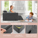 8 PCS Kids Play Sofa, Toddler Couch w/Detachable Cover, Indoor Kids Creative Couch