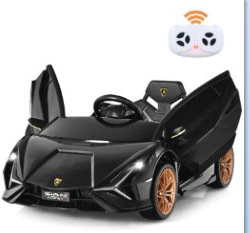 Lamborghini Licensed Kids Ride On Car, Children Electric Ride-on Vehicle with Parent Remote Contro