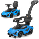 Licensed Lamborghini SIAN Ride on Push Car, 3 in 1 Baby Sliding