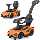 Licensed Lamborghini SIAN Ride on Push Car, 3 in 1 Baby Sliding