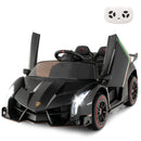 12V 4WD Licensed Lamborghini Veneno Powered Electric Vehicle with Hydraulic Doors, Rocking Mode, Remote Control