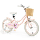 14"/16" Kid's Bike with Training Wheels,  Handbrake & Coaster Brake, 95% Pre-assembled Design, Bicycle for 3-7 Years Old