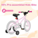 14 16 18 Inch Kid's Bike Bicycle Removable Training Wheels for 3-8 Years