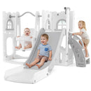 Toddler Slide and Swing Set, 7 in 1 Kids Indoor Outdoor Playground