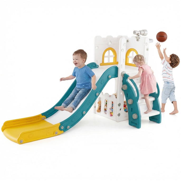 Toddler Slide, 6 in 1 Kids Indoor Outdoor Playground