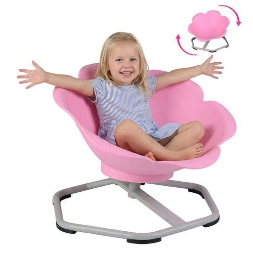 Sensory Spinning Chair, Flower Shape 360° Swivel Seat for Autistic Kids Autism ADHD Children