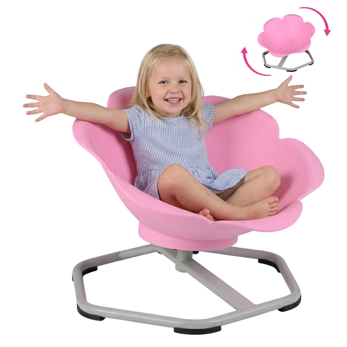 Sensory Spinning Chair, Flower Shape 360° Swivel Seat for Autistic Kids Autism ADHD Children
