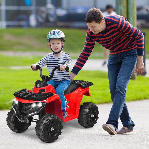 6V Kids Ride-On Car 4-Wheeler Vehicle Quad Car for 3-6 Years Old