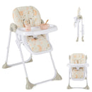 Baby High Chair Folding Highchair for Toddlers w/Adjustable Height
