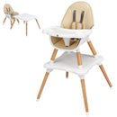 5-in-1 High Chair Convertible High Chairs for Babies & Toddlers/Booster Seat/Table & Chair Set