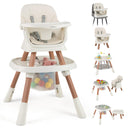 16-in-1 Baby High Chair Convertible Highchair for Babies and Toddlers with Activity Center