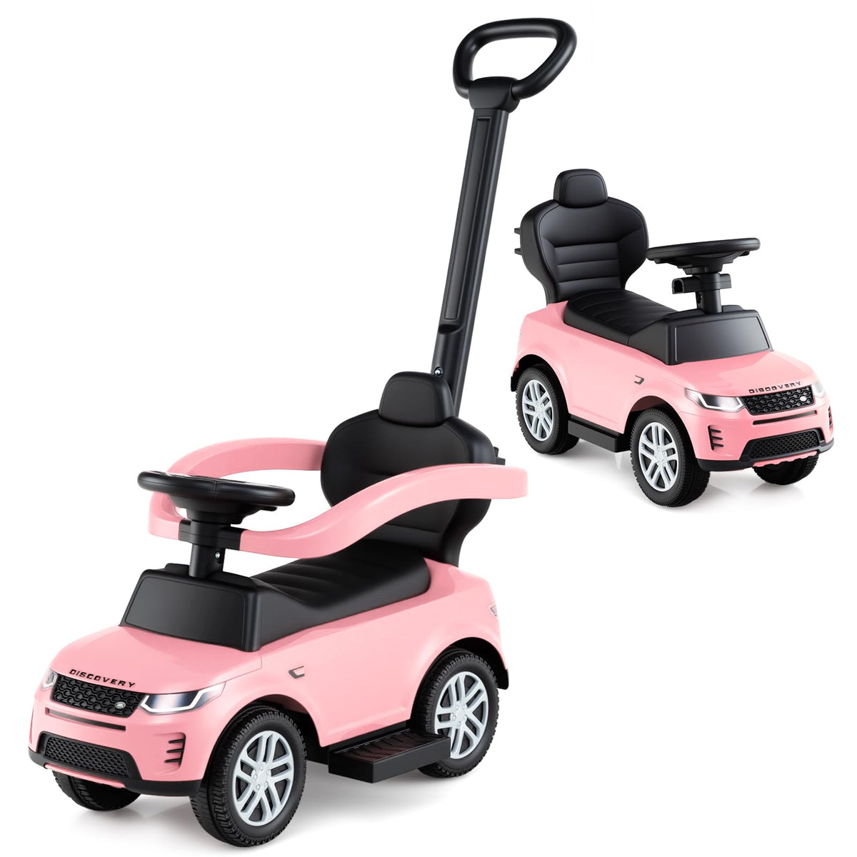 Push Car for Toddlers, 3 in 1 Licensed Landrover Baby Ride on Toy