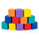 12 PCS Foam Building Blocks, 14 x 14 x 14 cm Colorful Climbing Foam Soft Cubes for Kids
