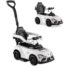 Licensed Ride on Push Car for Toddlers by INFANS, 3 in 1 Walking Sliding with Removable Guardrails and Handle