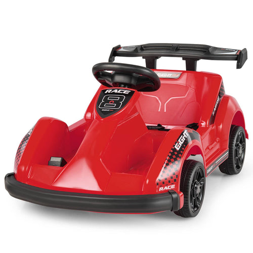 Kids 6V Ride On Car, Battery Powered Electric Go Kart for Girls Boys w/Parent Remote Control