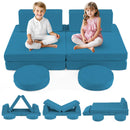 INFANS Modular Kids Play Couch 6 PCS Toddler Creative Sectional Fort Building Sofa for Playroom