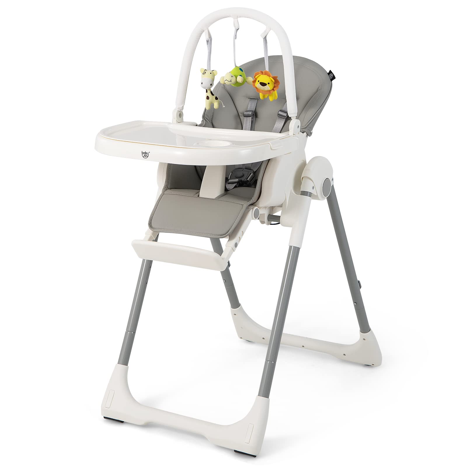 Baby High Chair Foldable Highchair w/Toy Bar Baby High Chair Foldable Highchair w/Toy