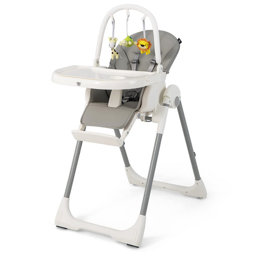 Baby High Chair Foldable Highchair w/Toy Bar Baby High Chair Foldable Highchair w/Toy
