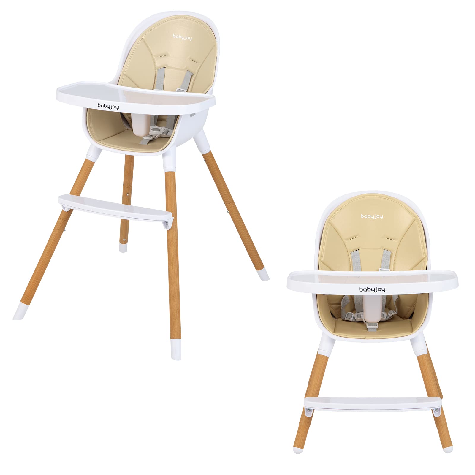 4-in-1 Infant Chair with Detachable 3-Position Tray