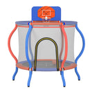 OLAKIDS 48" Trampoline for Kids, Indoor Outdoor Toddler Trampoline with Safety Enclosure Net