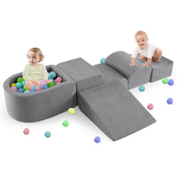 INFANS Climbing Toys for Toddlers Foam Climbing Blocks and Ball Pit for Baby