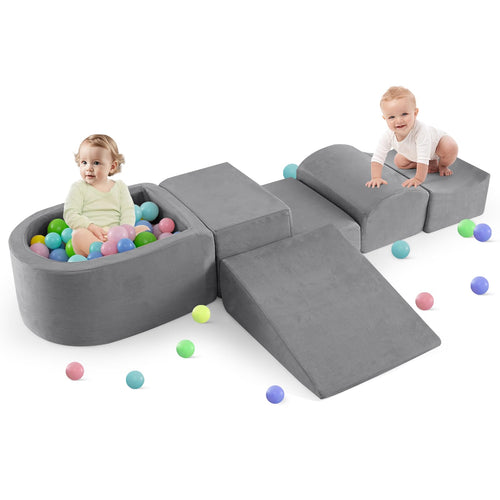 INFANS Climbing Toys for Toddlers Foam Climbing Blocks and Ball Pit for Baby