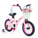 Kids Bike, 14 16 18 Inch Sweet Heart Theme Girls Bicycle