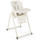 4-in-1 Baby High Chair Foldable Feeding Chair w/ 6 Adjustable Heights