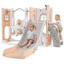 Toddler Slide and Swing Set, 7 in 1 Kids Indoor Outdoor Playground